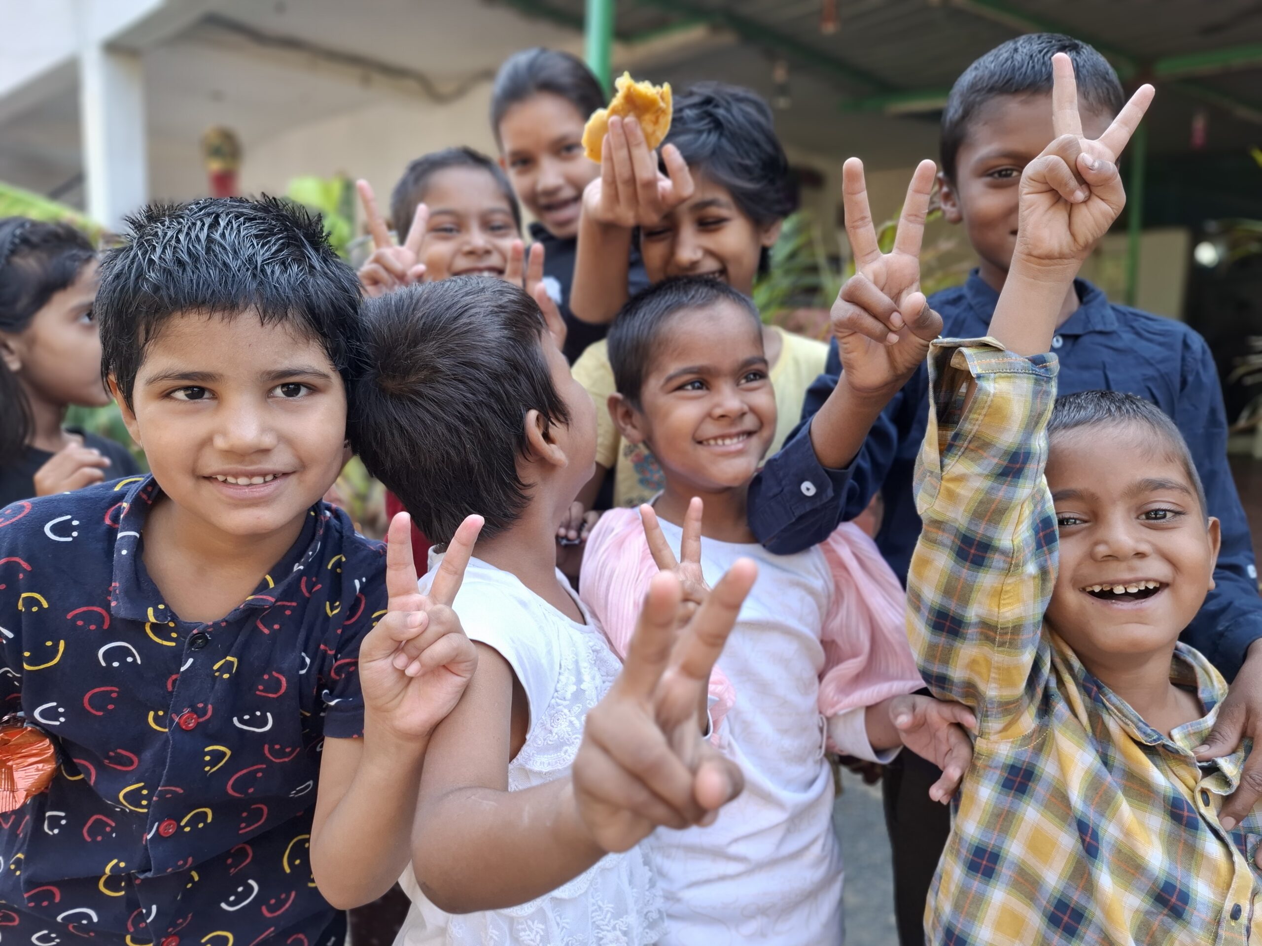 Children at Aasamant Snehalaya
