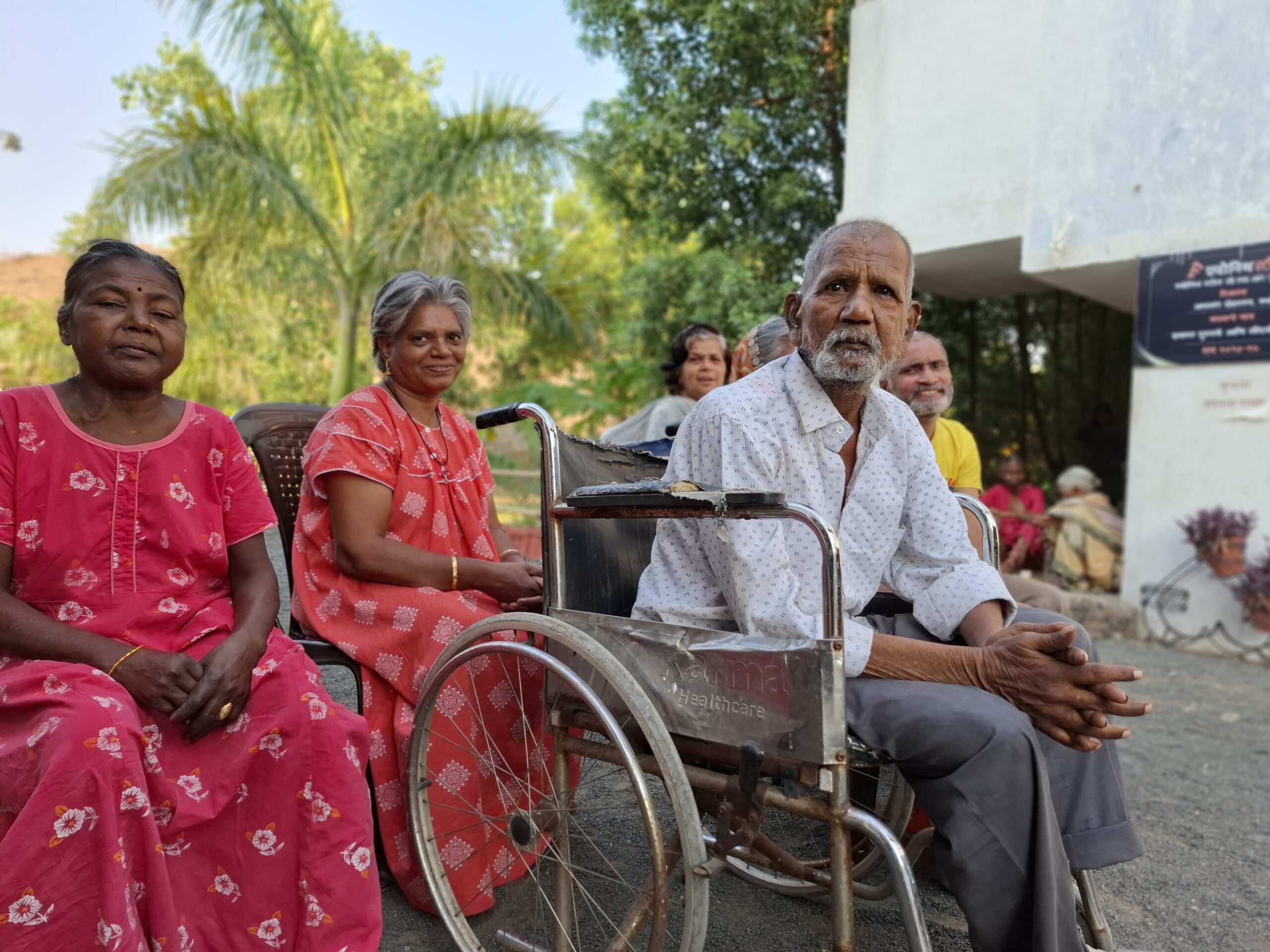 Physiotherapy session for paralyzed individual