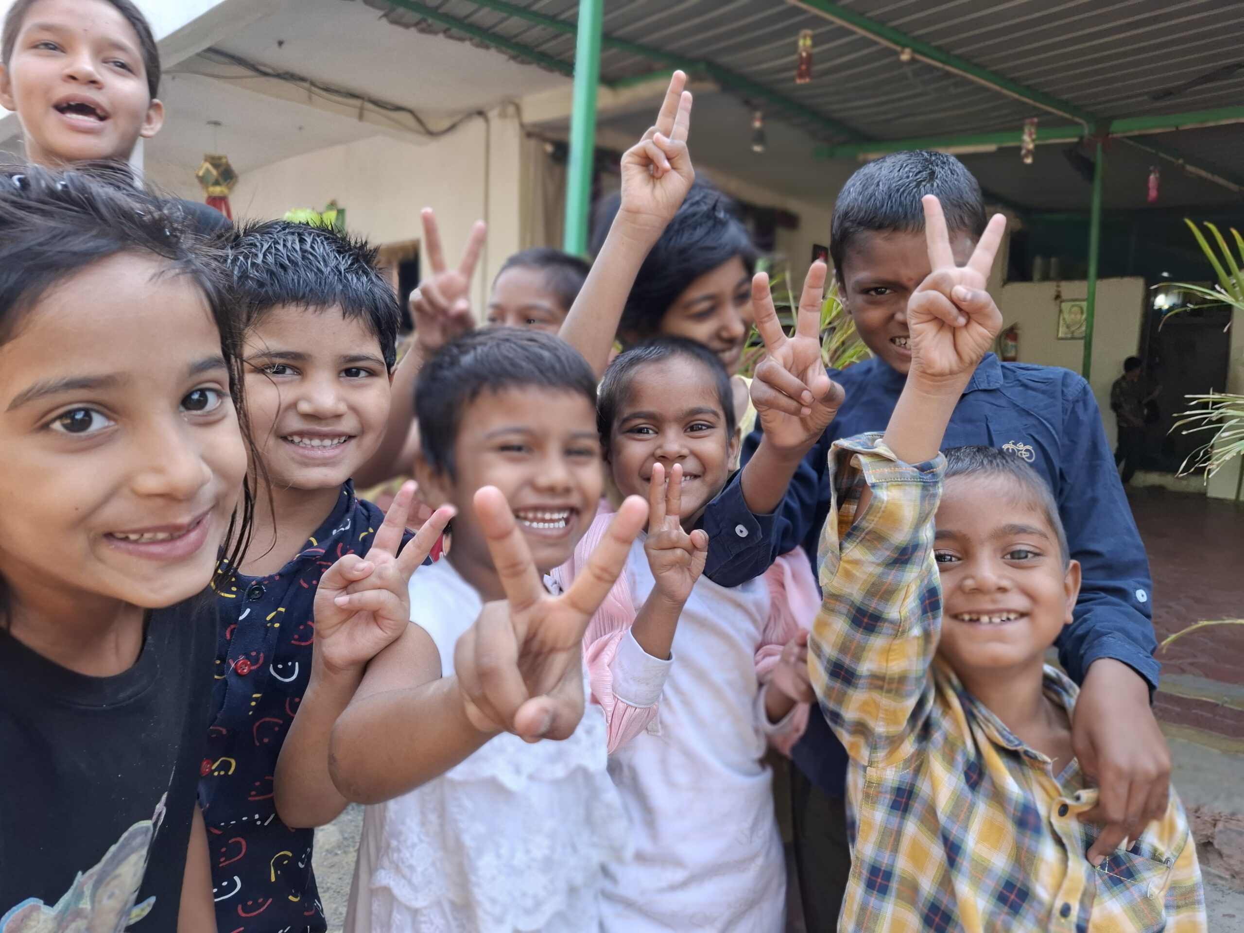 Children at Aasamant Snehalaya